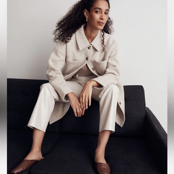 Madewell (Re)sponsible Boiled Wool Sweater Jacket - Picture 5 of 8